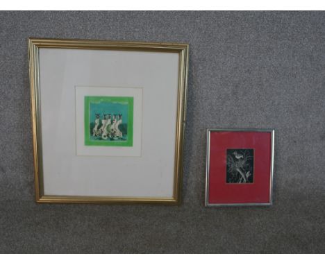 Graham Sutherland (1903 - 1980), aquatint, 'Orpheus (print 12 from Apollinaire), 1979, signed, umber 51/75 along with another