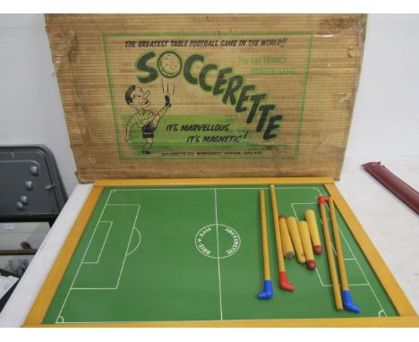 Vintage magnetic soccer game (no balls)