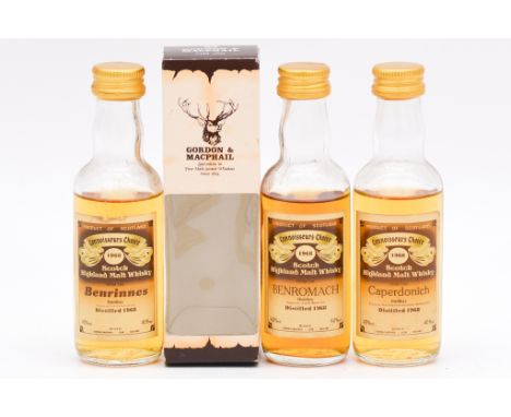 Gordon &amp; MacPhail, Connoisseurs Choice, old label, 1980s bottling: Benrinnes 1968, single Speyside malt Scotch whiskyBenr