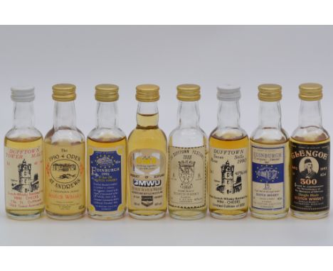 Thirty two miniature bottles of blended Scotch whisky for commemorative, Festivals and Sporting occasions, including:2nd Duff