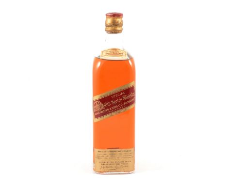 Johnnie Walker Red Label, 'Special Old Scotch Whisky' label, 1940s bottling, 70 proof (volume not stated).