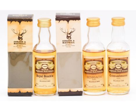 Gordon &amp; MacPhail, Connoisseurs Choice, old label, 1980s bottling: Benriach 1969, single Speyside malt Scotch whiskyConva