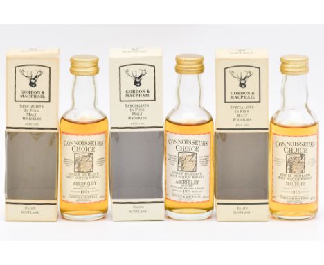 Gordon &amp; MacPhail, Connoisseurs Choice, old map label, 1990s bottling: Aberfeldy 1974, single Highland malt Scotch whisky