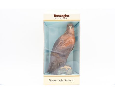 Benagles Golden Eagle ceramic decanter, by Royal Doulton, with Whyte &amp; Mackay's blended Scotch whisky, 75cl, 40%, boxed.