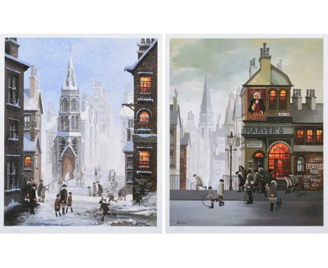 Both numbered 310/750 in pencil in the margins, limited edition prints.29cm x 24cm (11.5in x 9.5in)Qty: 2Condition report: Th