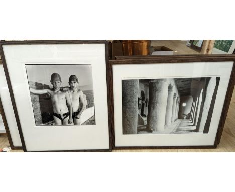 A group of six contemporary black and white photographs:Mariana Yampolsky, 'The Lunch, Hacienda Tepetates', 34 x 45cm;Graham 