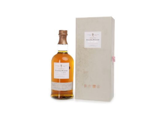 HAZELWOOD 110 BIRTHDAY EDITION Blended Scotch Whisky.Bottled to celebrate the 110th birthday of Janet Sheed Roberts, granddau