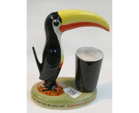Guinness Carlton Ware Advertising Lamp Base hairline crack to base: height 23cm