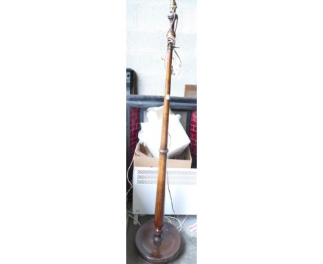 Oak Standard Lamp: