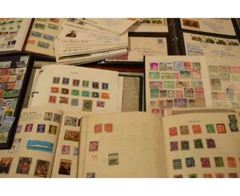 Stamps: a mixed collection of stamp albums to include subjects such as the Commonwealth and a range of countries mainly 20th 