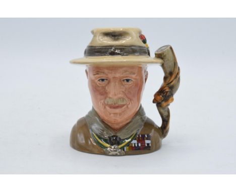 Small Royal Doulton character jug Lord Baden-Powell D7144, limited edition, 177 of 2500.  In good condition with no obvious d