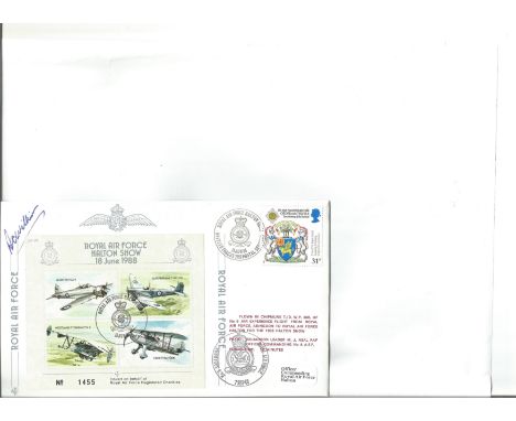 Wg Cdr R C Wilkinson signed Joint Service Fighter cover JSF24 commemorating the Royal Air Force Halton Show 18th June 1988. M