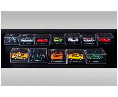 Cararama Hongwell Die Cast Miniatures,  1.72 Scale Model Cars, Complete with Cased Stands ( 12 ) In Total. 1/ M.G.B. Soft Top