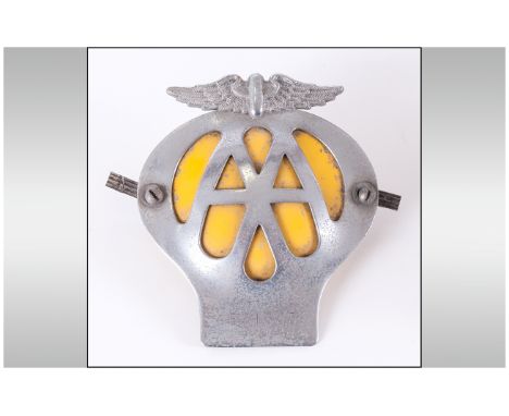 Vintage A.A Car Badge, 4b71333