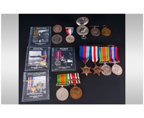 Military Interest 2 WWI Medals, War Medal Awarded To 78838 CPL J Lees Tank Corps, Victory Medal Awarded To 946 PTE H Alston L