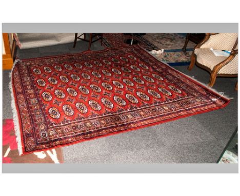 Bokara Type Tekke Carpet, modern, 68x90''