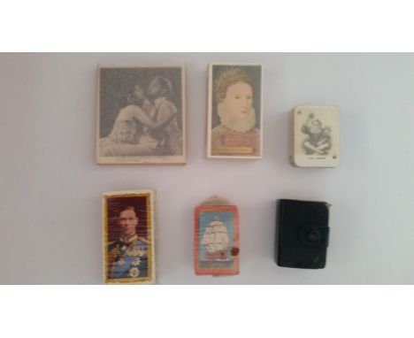 MIXED, selection, inc. Wix, complete (3), Love Scenes from Famous Films (large), Coronation, Builders of the Empire; miniatur