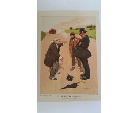 BOYS OWN, insert prints, inc. Tom Browne, Max Ludby, Charles Dixon, Horace H Cauty, Charles M Paday; Motoring, Birds, Animals