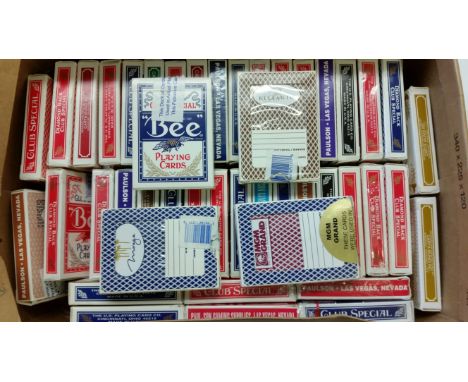 PLAYING CARDS, Las Vegas Casino selection, 45 full packs resealed after use, inc. MGM Grand, Bellagio, Mirage, Caesars Palace