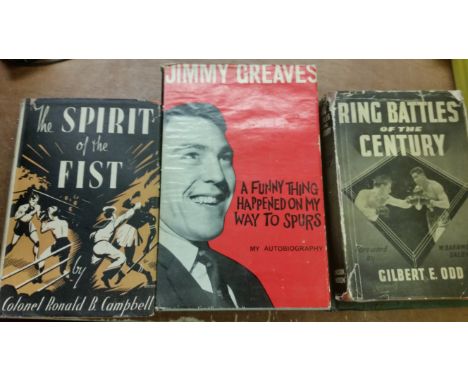 MIXED SPORT, selection, inc. pre-1960s hardback editions, football (8+1), Greaves, Gregg, Trautman, Carter, Lawton; golf (2),