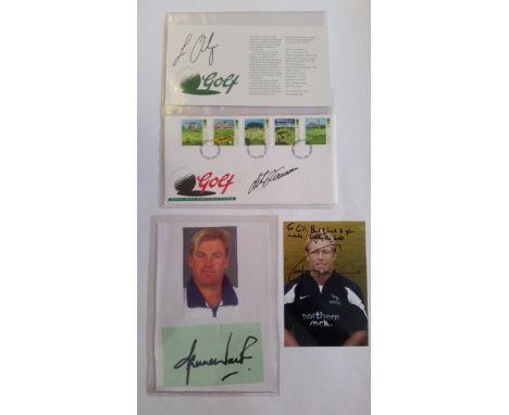 MIXED SPORTS, signed selection, inc. Johnny Wilkinson, Rateef Goosen, Eddie Paynter, Shane Warne, Gary Player, Tom Graveney e