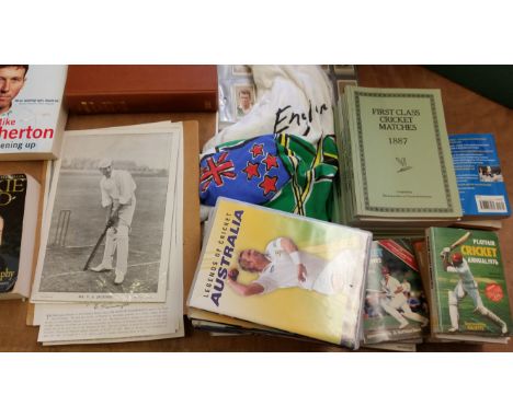 CRICKET, selection, inc. books, ACS First Class Matches (9), Plafair pocket annuals (30); Famous Cricketers &amp; Cricket Gro