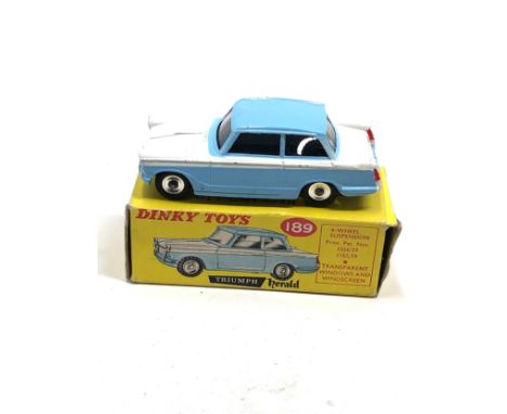 Dinky toys 189 triumph herald  boxed 