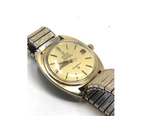 Vintage Omega constellation automatic chronometer constellation cal 564 gents wristwatch the watch is ticking but no warranty