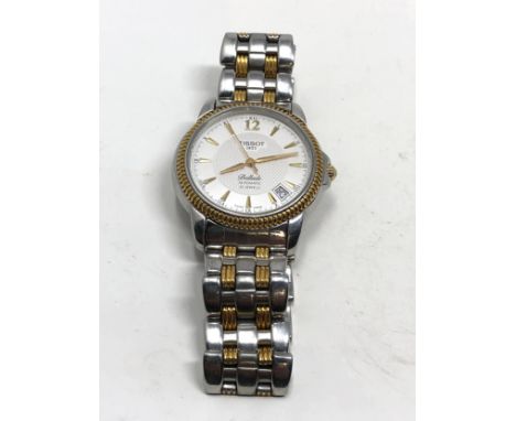 Tissot 1853 ballade automatic gents wristwatch the watch is ticking but no warranty given 