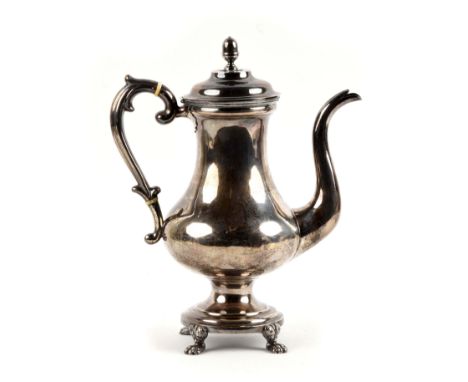 The bottom of the coffee pot is engraved “William L. Elkins to his son George W. Elkins/ to his Daughter Louisa Elkins Sinkle