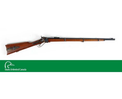 Offered is one of the most faithful recreations of the original Sharps Model 1859/63 military rifles ever manufactured. Featu