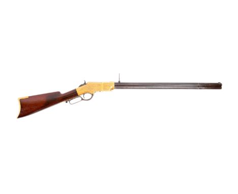 This rare rifle bears all US Martial inspection and was manufactured in mid 1863. By serial number it would have been in the 