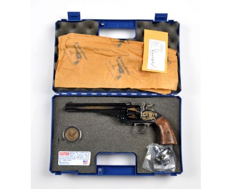 This Smith & Wesson Performance Center gun was a special edition produced in 2002 to commemorate the 150 years of the Smith &