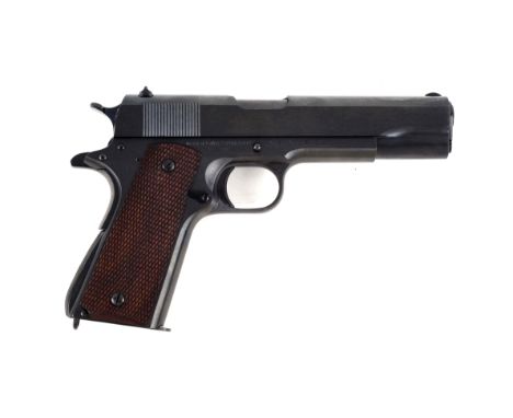 This pistol was shipped to the United States Navy in 1939, it was the second of three shipments sent to the Navy prior to and