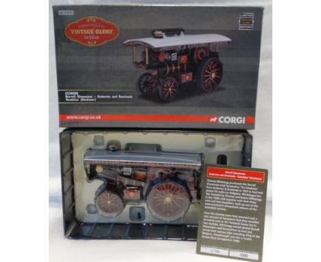 CORGI VINTAGE GLORY OF STEAM BURRELL SHOWMANS ANDERTON & ROWLANDS GONDOLAS (GLADIATOR) 