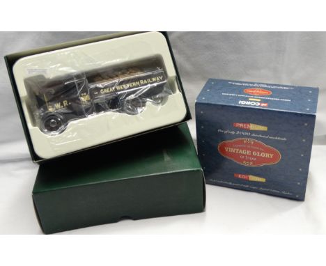 CORGI VINTAGE GLORY OF STEAM LTD EDITION PREMIUM FODEN DROPSIDE WAGON G.W.R 