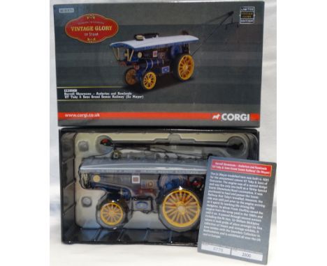 CORGI VINTAGE GLORY OF STEAM BURRELL SHOWMANS G.T TUBY & SONS GRAND SCENIC RAILWAY 