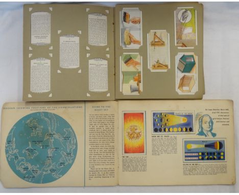 CIGARETTE CARDS - 2 ALBUMS (1 STUCK) 
