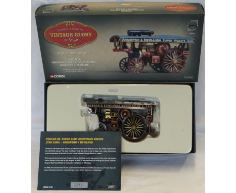 CORGI VINTAGE GLORY OF STEAM LTD EDITION FOWLER B6 THE LION ANDERTON & ROWLAND 