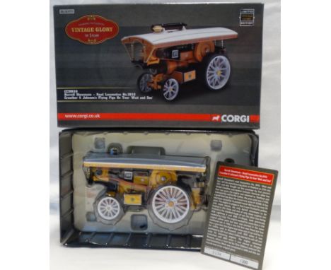 CORGI VINTAGE GLORY OF STEAM BURRELL SHOWMANS WAIT & SEE 