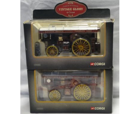 CORGI VINTAGE GLORY OF STEAM FOWLER MCGIVENS & RADCLIFFE & SON (2) 