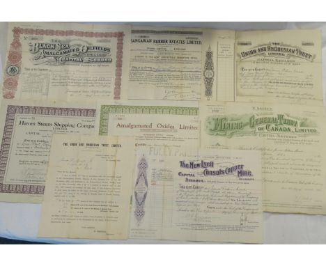 SHARE CERTIFICATES (8) 
