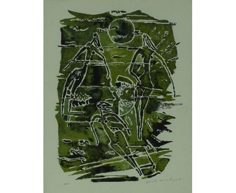 Andre Marchand, lithograph, bathers circa 1960s, signed in pencil, artist proof, sheet size 18'' x 13.5'', framed.