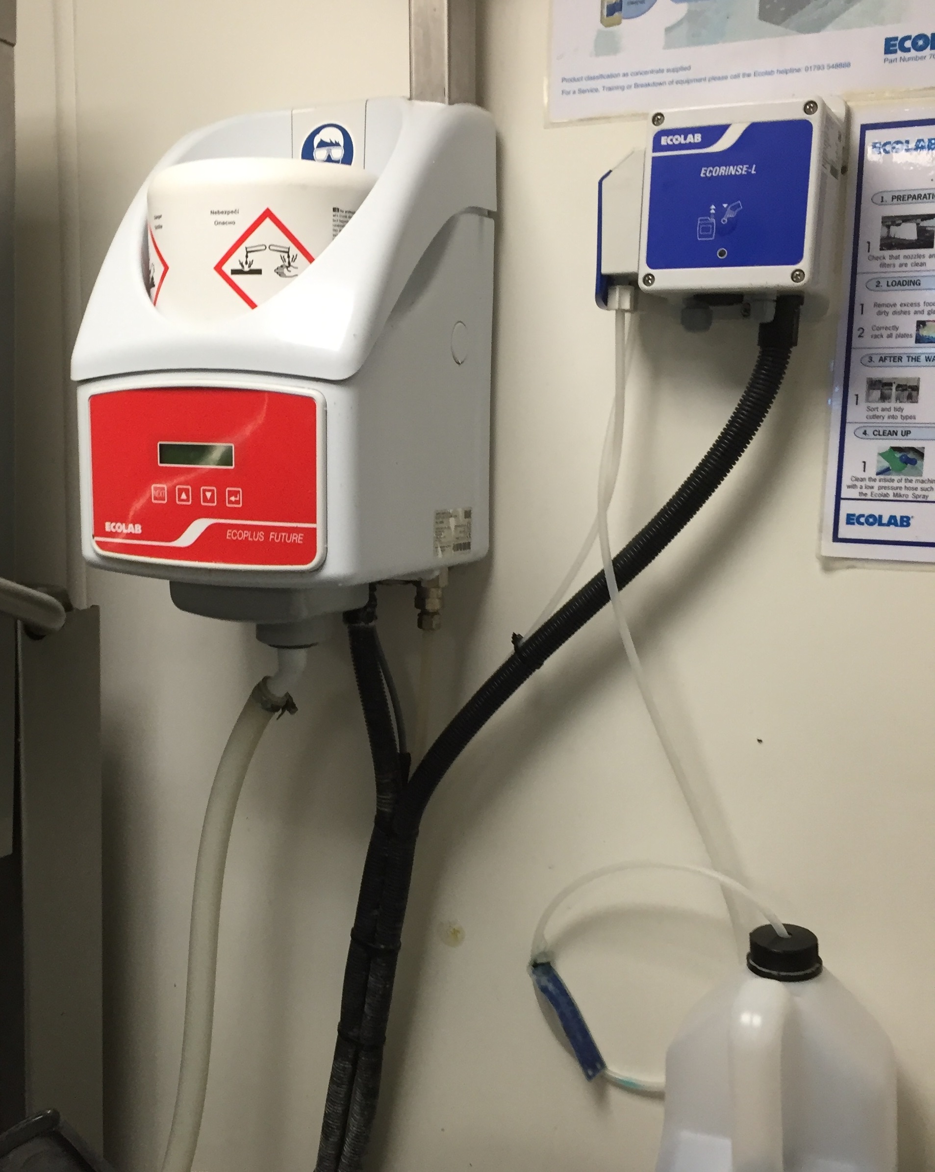 1 x Ecolab Ecoplus Future Dosing Unit Plus Ecorinse Microprocessor