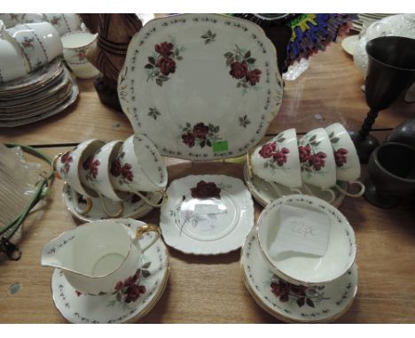 A part tea dinner coffee service by Royal Adderley by Ridgway potteries 22 pieces