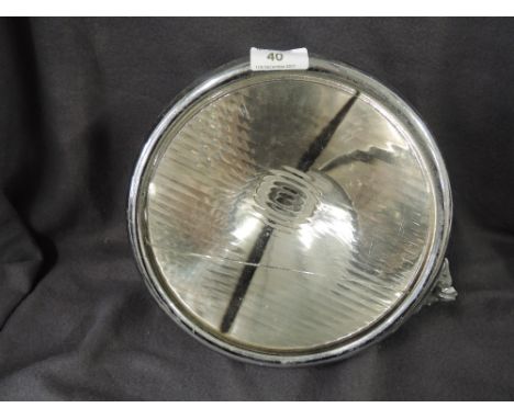 A large transport related spot light or headlamp marked C.A.V