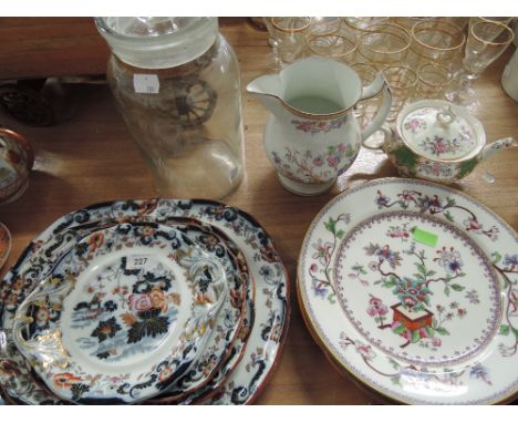 A selection of Spode New Stone Imari style graduated plates 