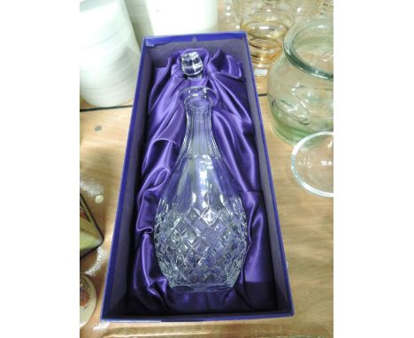 An Edinburgh Crystal boxed decanter