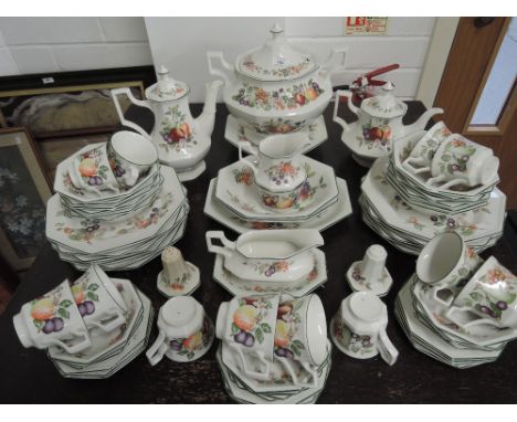 A part dinner tea coffee service similar to the Evesham botanic garden un named large collection