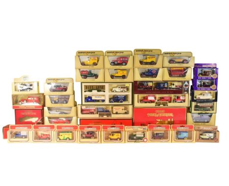 Diecast - a collection of Matchbox Models of Yesteryear and Lledo Days Gone diecast models. Various examples of classic cars,